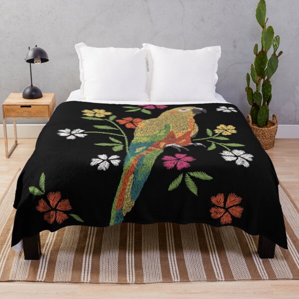 Item preview, loro flores coloridas designed and sold by urbanstore69.
