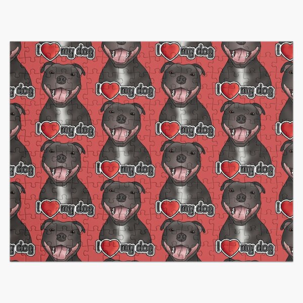 Staffordshire Bull Terrier Dog Staffy - Jigsaw Puzzle