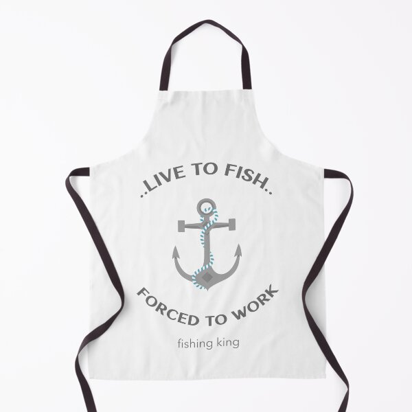 Item preview, LIVE TO FISH | FORCED TO WORK | FISHING KING designed and sold by Ashalcheema.
