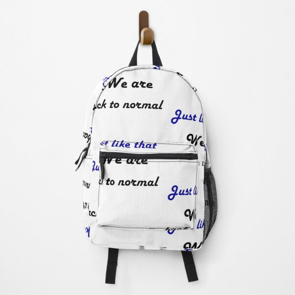Item preview, Just Like That We Are Back To Normal designed and sold by FarzT.