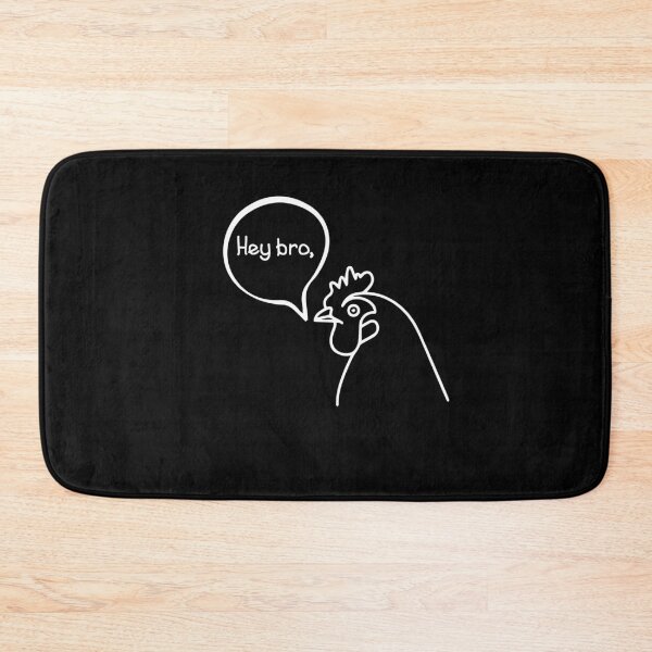 Item preview, cute chiken,hey bro chiken,funny saying chicken designed and sold by alikassi.