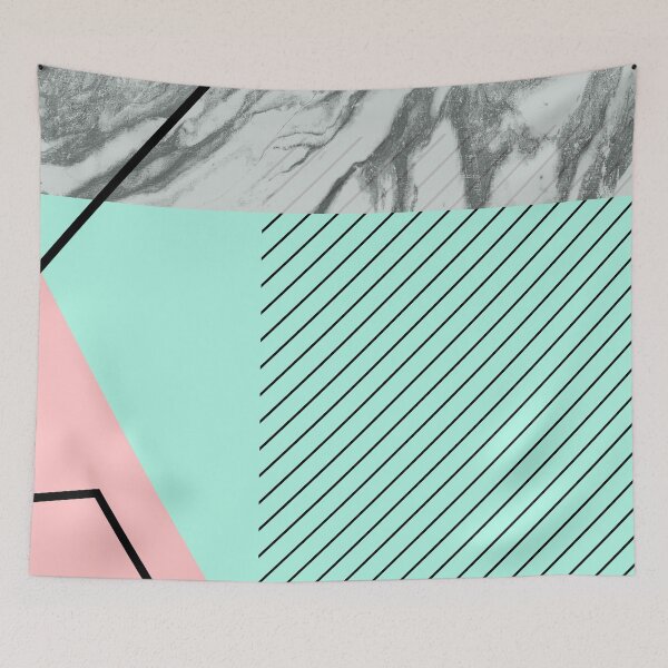 Item preview, Pink green gray marble designed and sold by Jenmag.