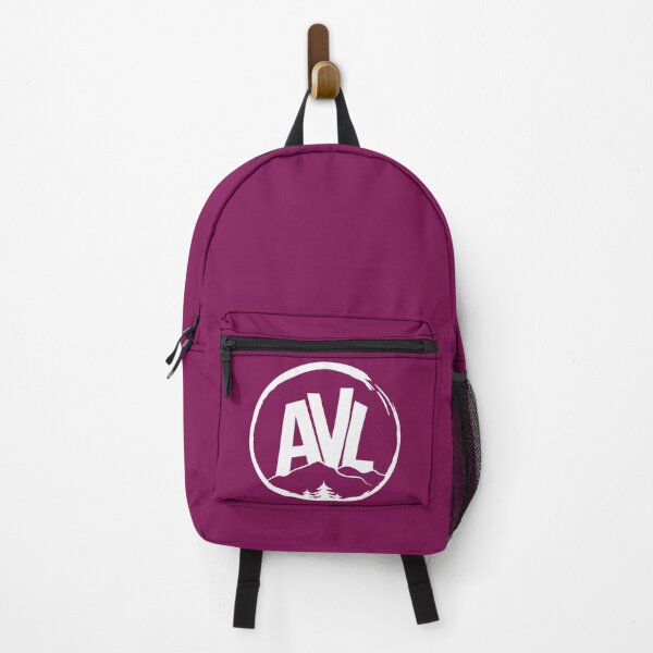 Item preview, AVL - Asheville, NC - White on Burgundy designed and sold by Serena's Asheville Merch.
