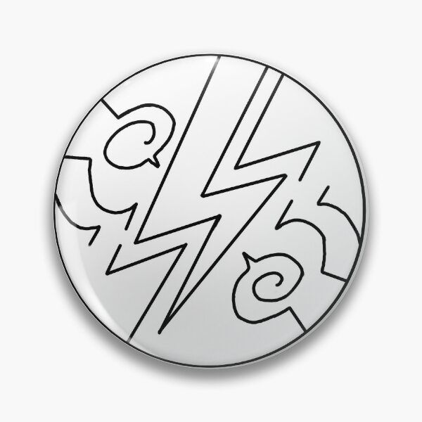 Item preview, Lightning circle emblem  designed and sold by Iris Goldvalley.