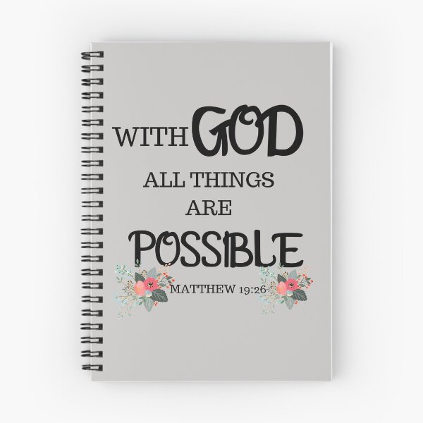 Item preview, With God all thihngs are posible designed and sold by Trinidah.