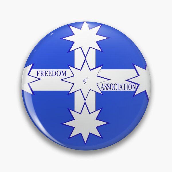 Item preview, Freedom Of Association Eureka Flag designed and sold by rockabilby.