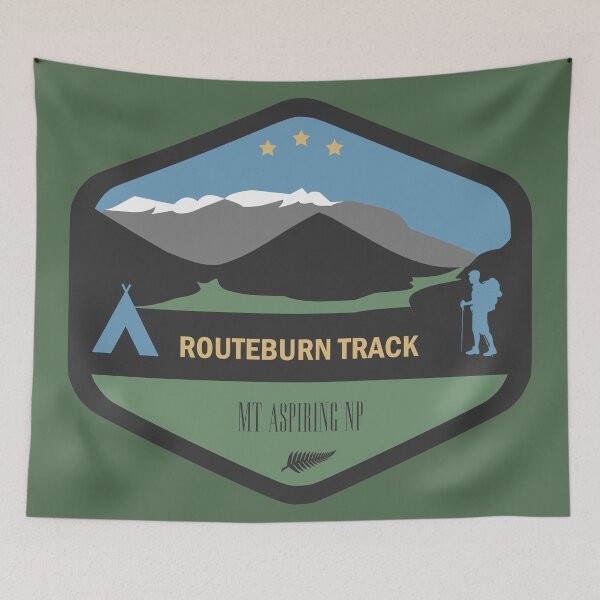 Item preview, Routeburn Track New Zealand Great Walk designed and sold by kiwishirts.