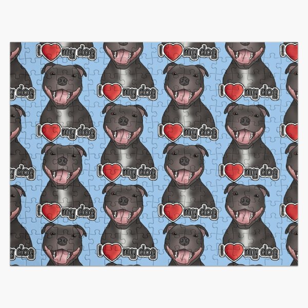 Staffordshire Bull Terrier Dog Staffy - Jigsaw Puzzle