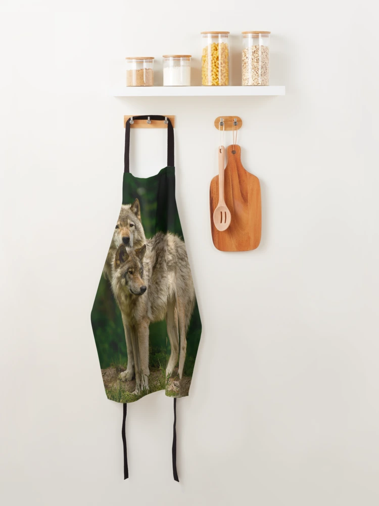 Thumbnail 4 of 6, Apron, Timber Wolves designed and sold by WolvesOnly.