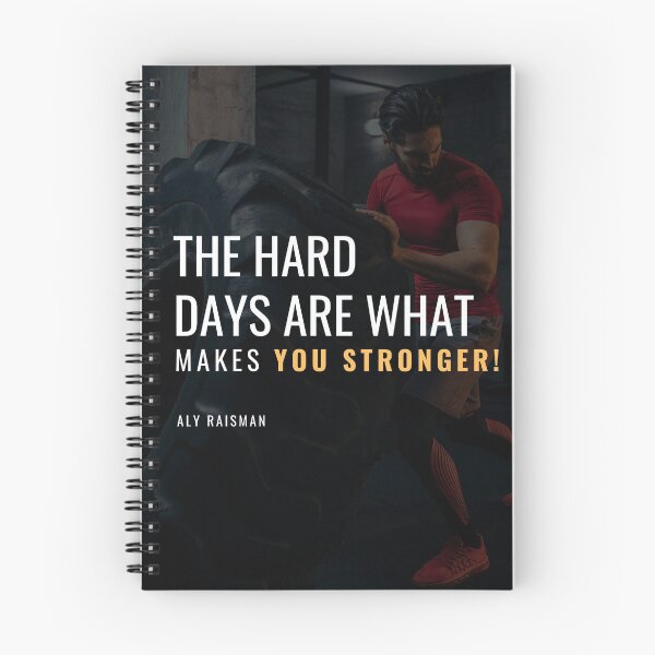 Item preview, Hard Days Makes You Stronger - Inspirational Quote by Aly Raisman designed and sold by LifeOnWords.