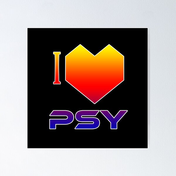 Item preview, I Love Psy - Sunrise / Sunset designed and sold by NoMatterLab.
