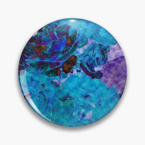Item preview, Roses blue purple designed and sold by Moonyflower.