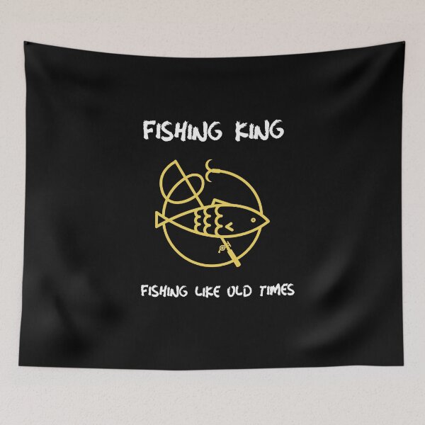 Item preview, FISHING KING | FISHING LIKE OLD TIMES designed and sold by Ashalcheema.