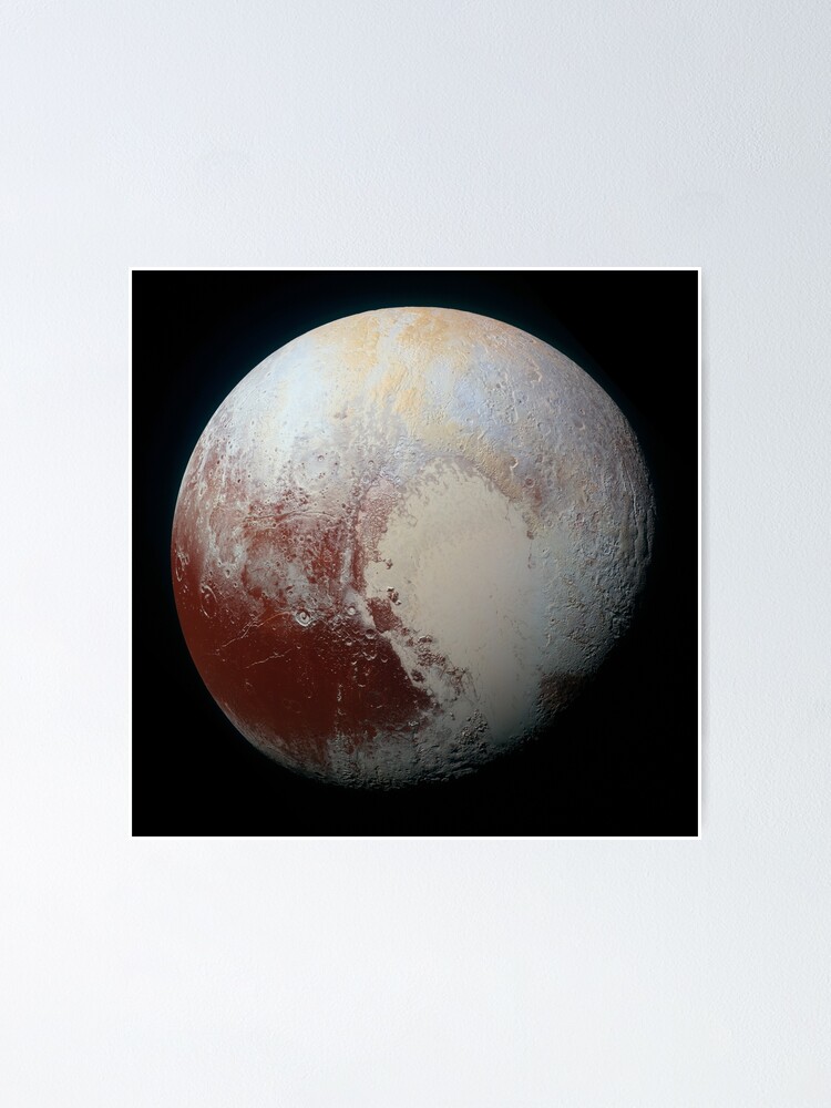 Pluto (Highest Resolution) Poster for Sale by flashman