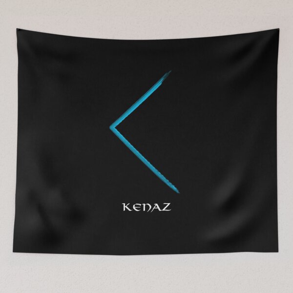 Item preview, norse viking mythology kenaz rune gift designed and sold by RiemNi-Design.