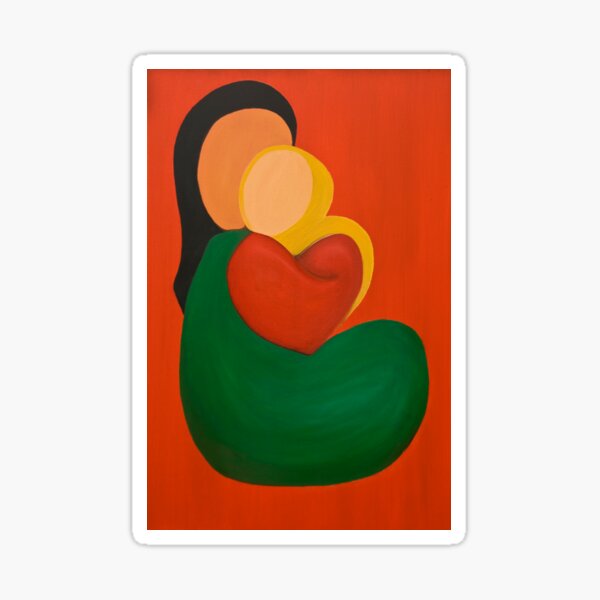 Mother & Child Sticker