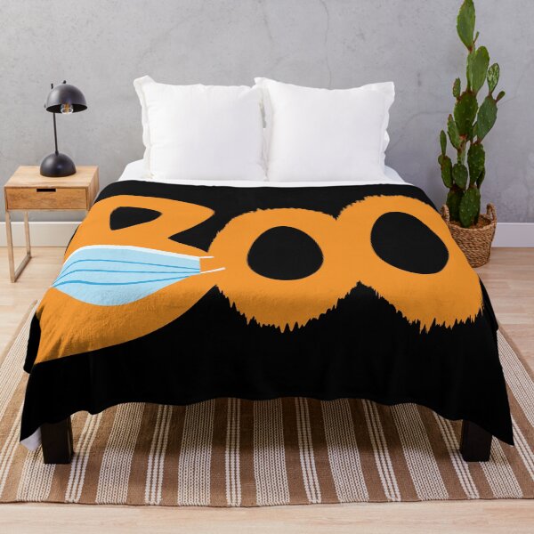 Item preview, BOO - Orange text and Blue surgical mask designed and sold by sigdesign.