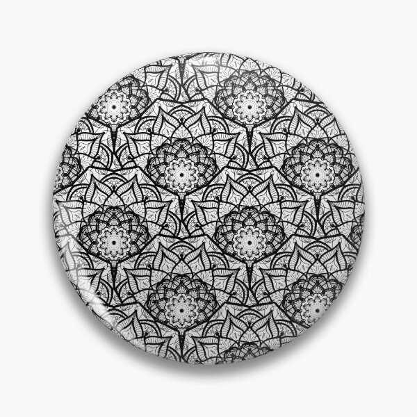 Item preview, White and Black Mandala Pattern 2 designed and sold by KauzSL.