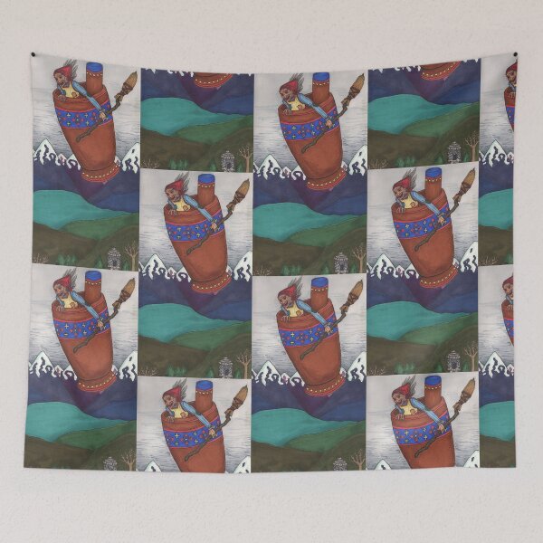 Item preview, Baba-Yaga Slavic Tarot Death designed and sold by MAIMurray.
