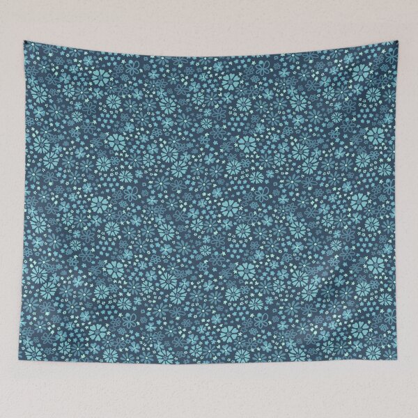 Item preview, Summer Florals - Blue designed and sold by Olooriel.
