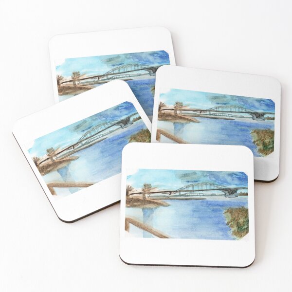 Item preview, netherlands Landscape with bridge designed and sold by Oichiana.