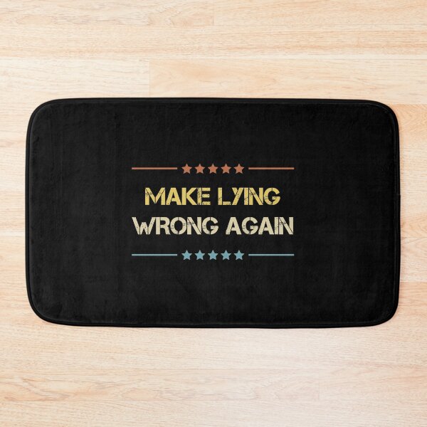 Item preview, Make Lying Wrong Again, Stop Fake News, Retro Vintage designed and sold by TheFirstOne.