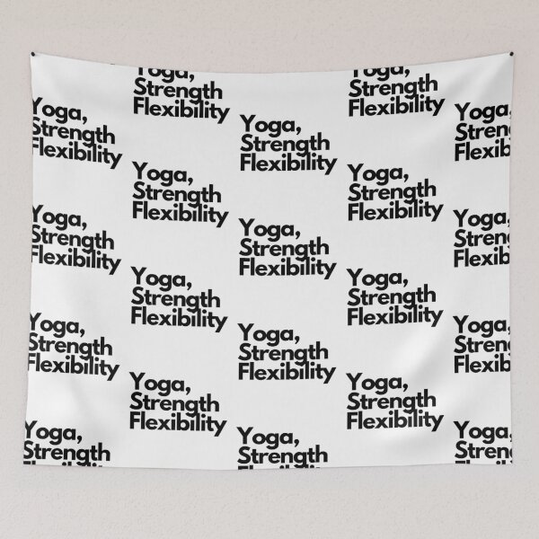 Item preview, Yoga Saying Yoga Strength Flexibility designed and sold by Cultradesign.