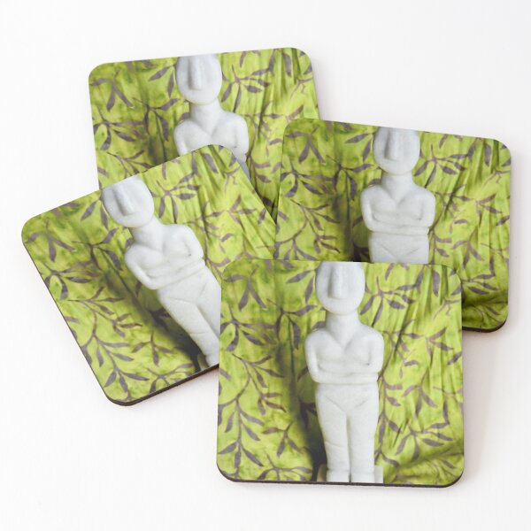 Item preview, Cycladic lady on green ground designed and sold by keithmilligan.