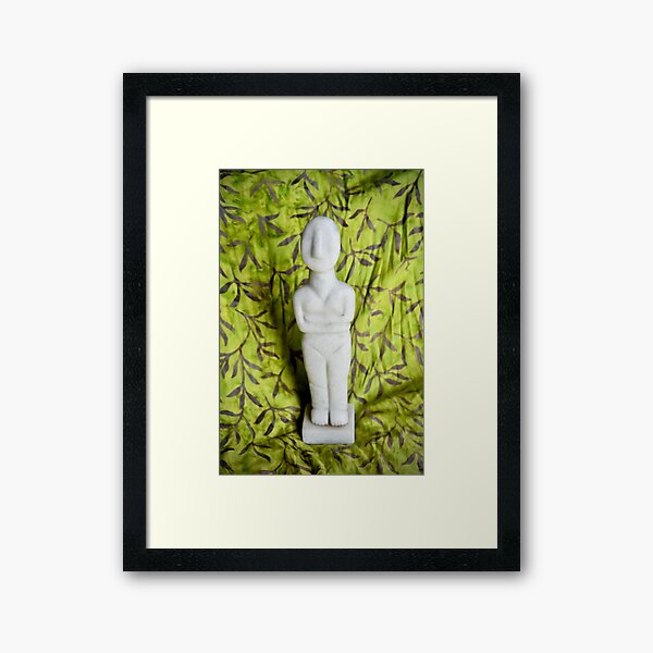 Item preview, Cycladic lady on green ground designed and sold by keithmilligan.
