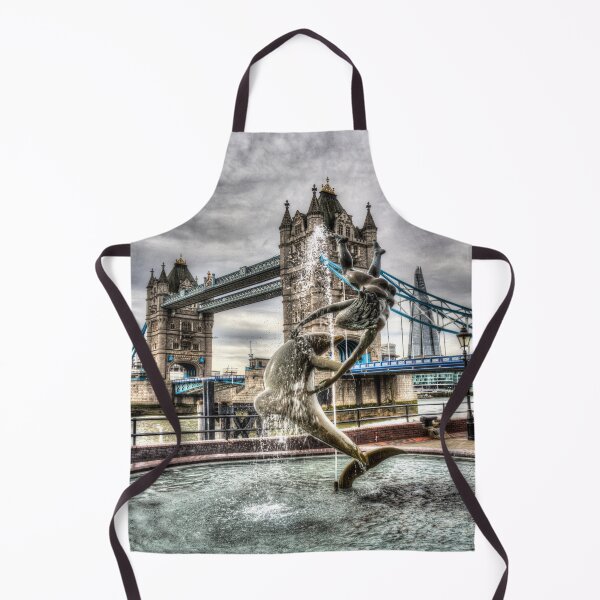 Item preview, Tower Bridge And The Girl And Dolphin Statue designed and sold by Londonimages.