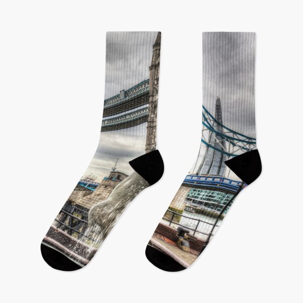 Item preview, Tower Bridge And The Girl And Dolphin Statue designed and sold by Londonimages.