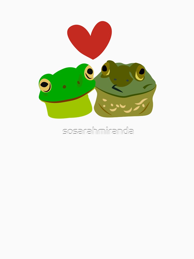 "Frog and Toad in Love " Tshirt for Sale by sosarahmiranda Redbubble