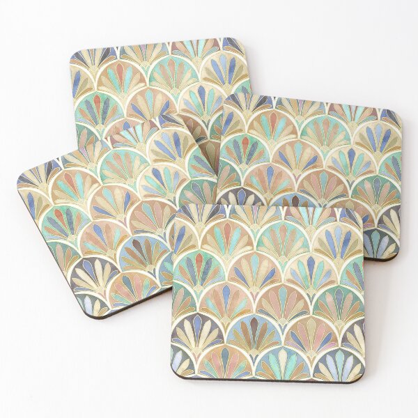 Item preview, Autumn Neutrals Vintage Twenties Art Deco Pattern designed and sold by micklyn.