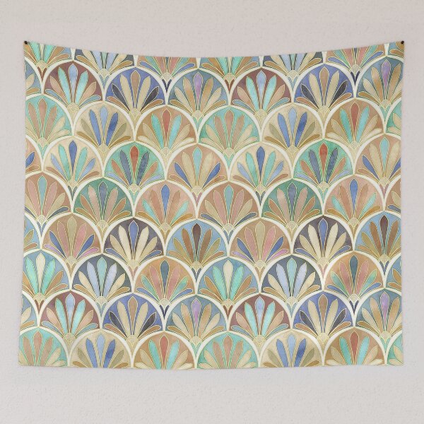 Item preview, Autumn Neutrals Vintage Twenties Art Deco Pattern designed and sold by micklyn.