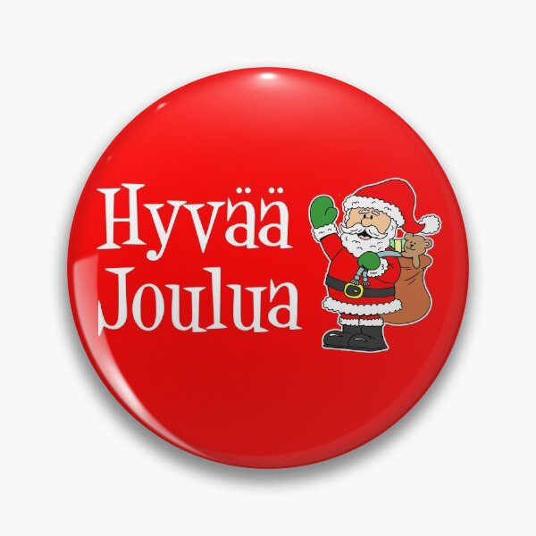 Item preview, Hyvaa Joulua Finnish Merry Christmas Cartoon Santa Festive designed and sold by jaycartoonist.