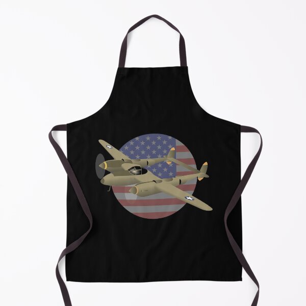 Item preview, WW2 P-38 Lightning Airplane with US Flag designed and sold by NorseTech.