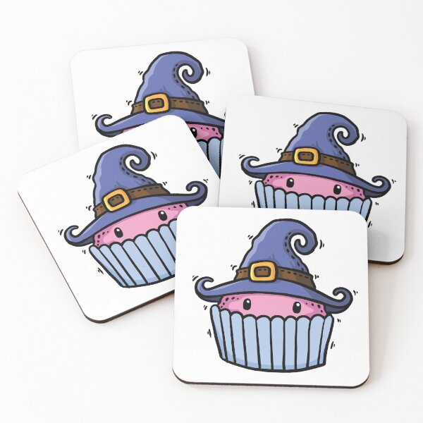 Item preview, Cute halloween pink cupcake. Cute caroon character in halloween theme. designed and sold by maipadpro.