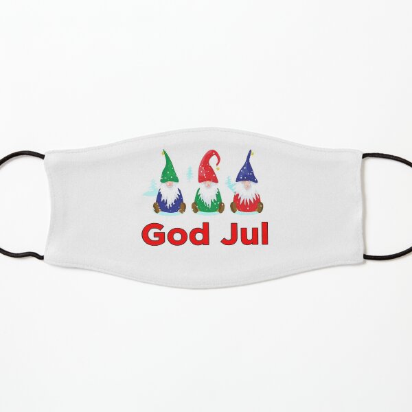 Dieu Jul Tomte Nisse Scandinave Joyeux Noël Gnomes Elfes Masque enfant