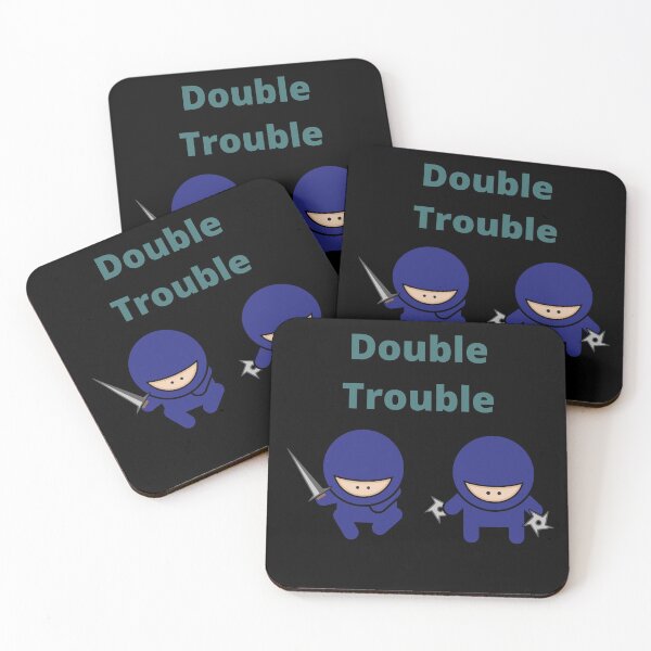 Item preview, Ninja Double Trouble designed and sold by TeeZoneZtore.