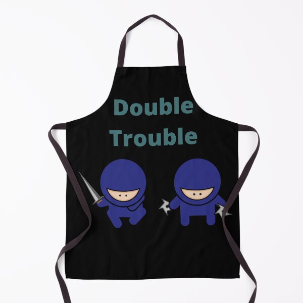 Item preview, Ninja Double Trouble designed and sold by TeeZoneZtore.