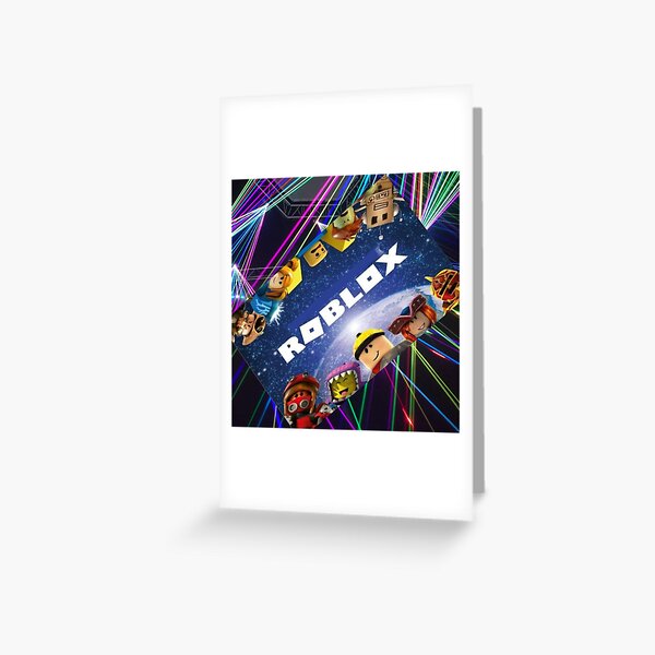 Roblox 2020 Greeting Cards Redbubble - neon jester roblox