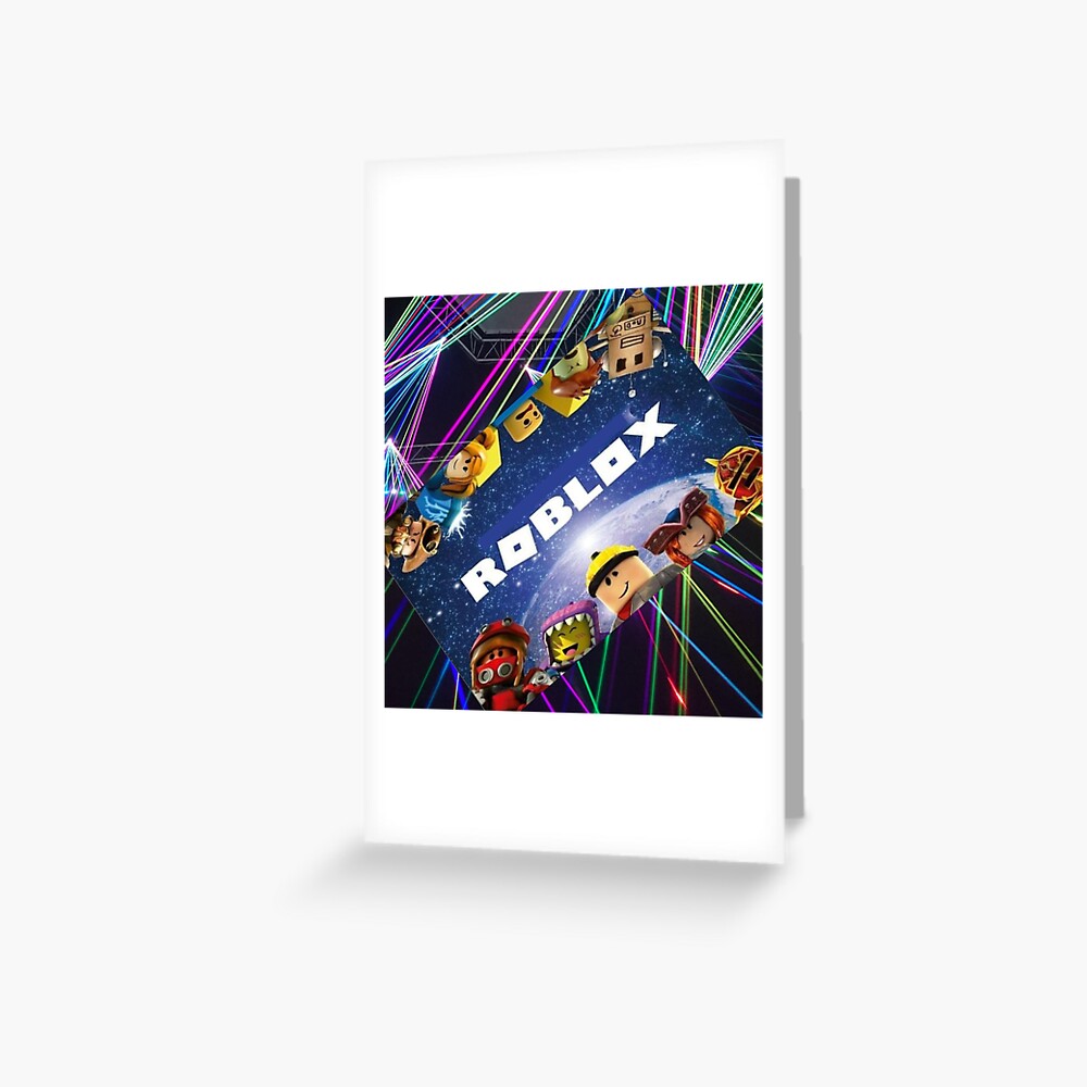 Roblox Game Greeting Card By Modellare Redbubble - roblox saxophone