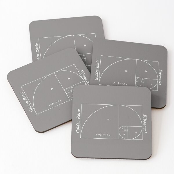 Item preview, Fibonacci spiral - Golden Ratio | white - by paIMAGES designed and sold by paIMAGES.