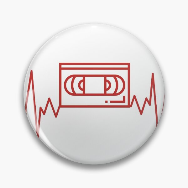Item preview, I Love Video Tapes Heartbeat design designed and sold by RKSDesigns.