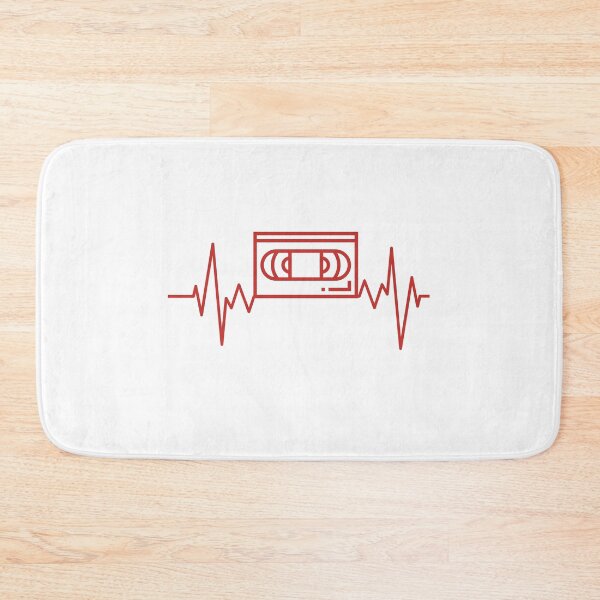 Item preview, I Love Video Tapes Heartbeat design designed and sold by RKSDesigns.