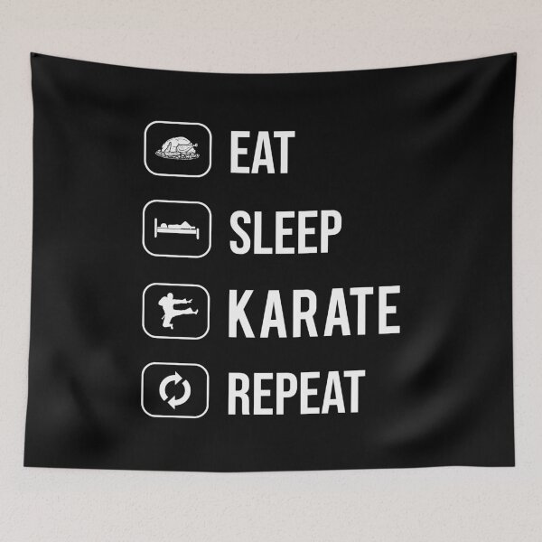 Item preview, Eat Sleep Karate Repeat, Eat Sleep Karate designed and sold by TDesign1.
