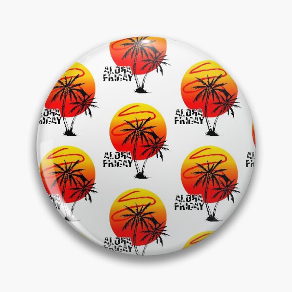 Item preview, Aloha Friday palm trees Friday weekend summer sun designed and sold by tarek25.