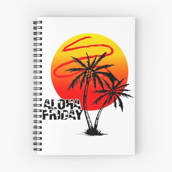 Item preview, Aloha Friday palm trees Friday weekend summer sun designed and sold by tarek25.