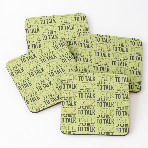 Item preview, People talk just to talk, endless talking designed and sold by PaperDreamPod.