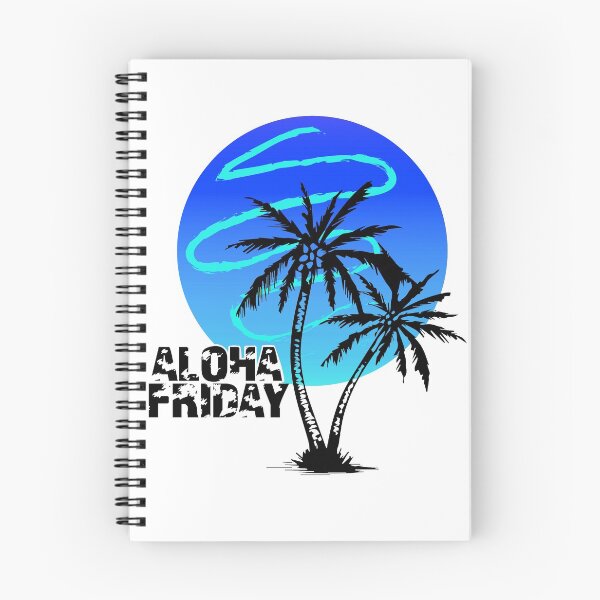 Item preview, Aloha Friday Palms Friday Weekend Summer Blue Sky designed and sold by tarek25.